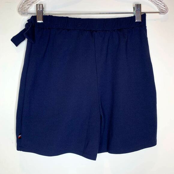 Tommy Hilfiger girls Ponte knit navy blue classic preppy wrap skort size LG - Picture 2 of 8
